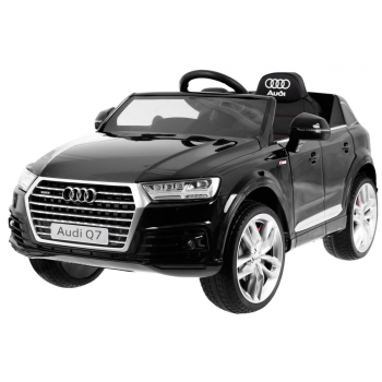 Audi Q7 Quattro S-Line na akumulator Czarny + Pilot + Wolny Start + EVA + Radio MP3 LED